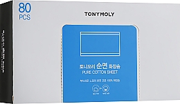 Духи, Парфюмерия, косметика Хлопковые паффы для лица - Tony Moly Pure Cotton Sheet