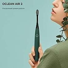 Електрична зубна щітка Oclean Air 2T Green, футляр, настінне кріплення - Oclean Air 2T Electric Toothbrush Green — фото N17