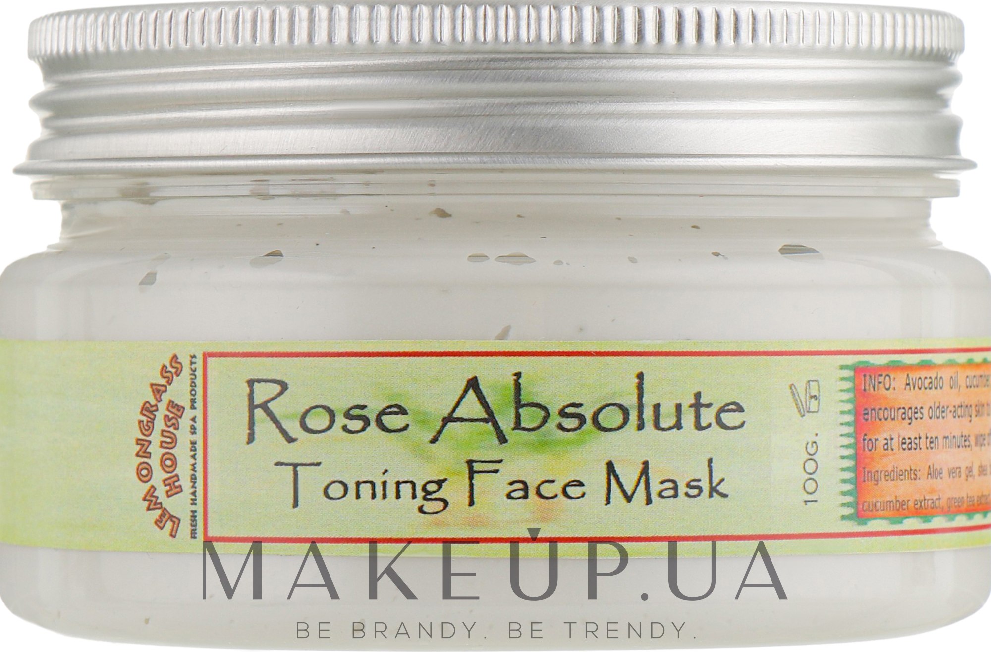 Маска для обличчя "Троянда" - Lemongrass House Rose Absolute Toning Face Mask — фото 100ml