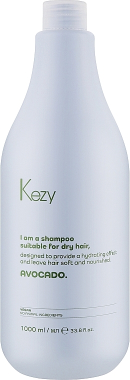 Шампунь с авокадо для сухих волос - Kezy Avocado Shampoo — фото N2