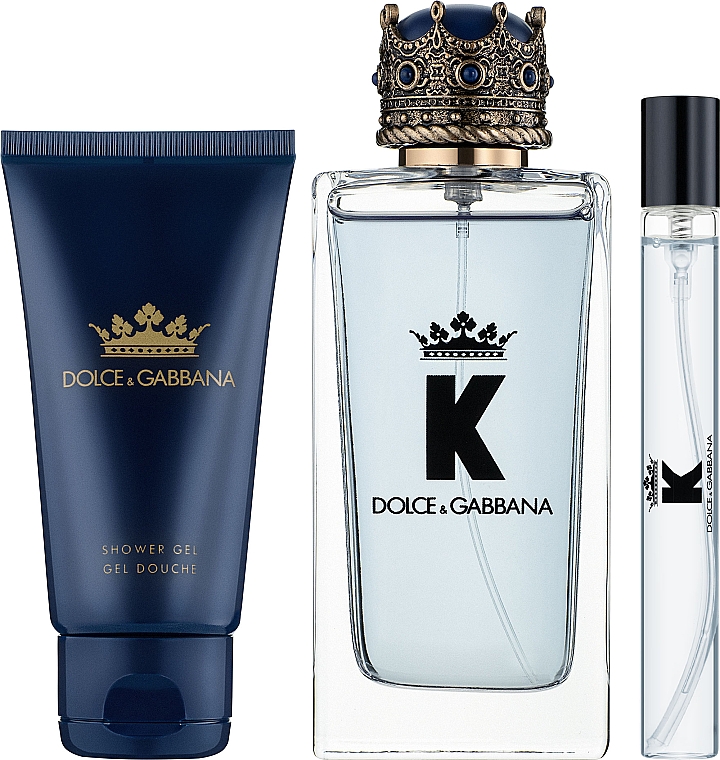Dolce&Gabbana K by Dolce&Gabbana - Набір (edt/100ml + a/sh/balm/75ml + edt/mini/10ml) — фото N2