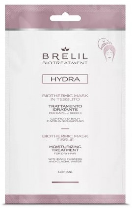 Экспресс-маска увлажняющая для сухих волос - Brelil Bio Treatment Hydra Mask Tissue — фото N1