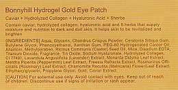 Гидрогелевые золотые патчи под глаза - Beauadd Bonnyhill Hydrogel Gold Eyepatch — фото N4
