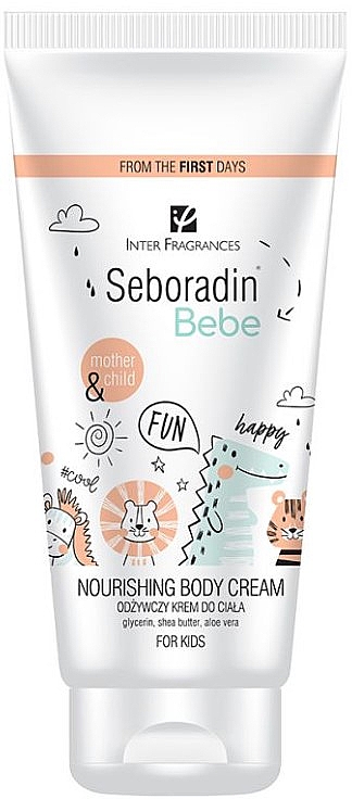 Питательный крем для тела - Seboradin Bebe Nourishing Body Cream For Kids — фото N1