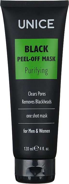 Чорна маска-плівка - Unice Black Peel-Off Mask