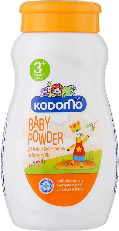 Присыпка с экстрактом австралийского ореха "Натуральная нежность" - Kodomo Baby Powder Natural Soft Protection — фото N1