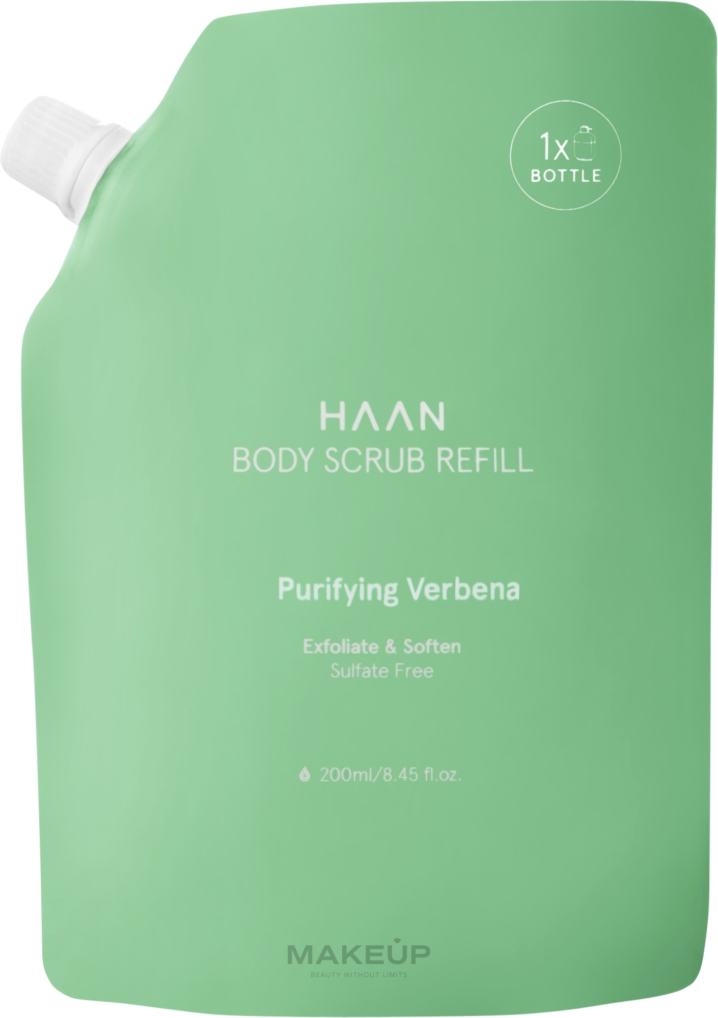 Скраб для тела "Вербена" - HAAN Body Scrub Purifying Verbena Refill (сменный блок) — фото 200ml