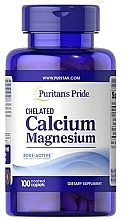 Парфумерія, косметика Харчова добавка "Хелатний кальцій і магній" - Puritan's Pride Calcium Magnesium Chelated