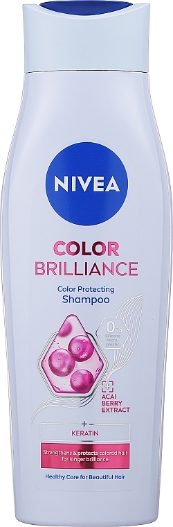 Шампунь для волос "Защита цвета и уход" - NIVEA Color Protect pH Balace Mild Shampoo