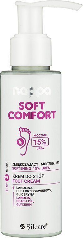 Крем для ног с мочевиной 15% - Silcare Nappa Urea 15% Foot Cream — фото N4