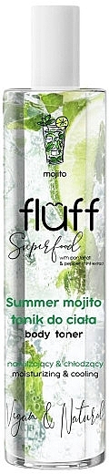 Тонер для тіла "Мохіто" - Fluff Body Tonic Summer Mojito — фото N1