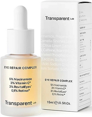 Нічна сироватка для зони навколо очей - Transparent Lab Eye Repair Complex — фото N1