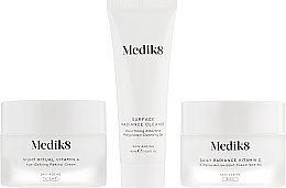 Набор для мужчин - Medik8 CSA Philosophy Kit Essential Edition For Men (gel/40ml + cr/50ml + cr/50ml) — фото N2