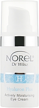Активно увлажняющий крем для кожи вокруг глаз - Norel Hyaluron Plus Moisturizing Eye Cream — фото N2