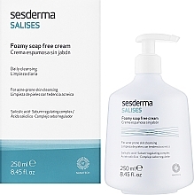 Пенящийся крем для умывания - SesDerma Laboratories Salises Foamy Soap-Free Cream — фото N2
