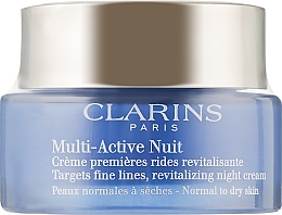 Нічний крем для обличч проти перших ознак старіння - Clarins Multi-Active Night Cream Normal to Dry Skin — фото N3