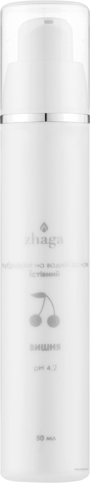 Лубрикант їстівний на водній основі "Вишня" - Zhaga — фото 50ml