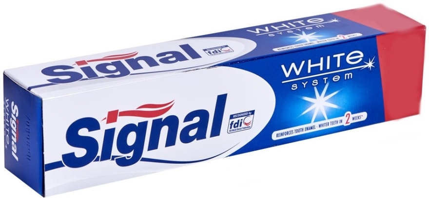 Зубная паста - Signal White System Toothpaste — фото N1