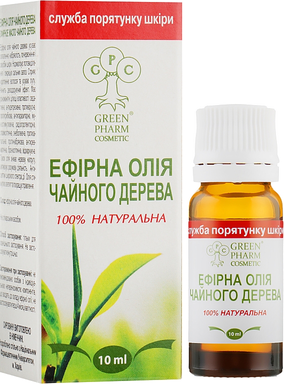 Эфирное масло чайного дерева - Green Pharm Cosmetic