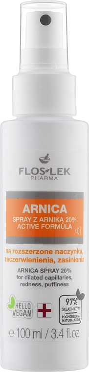 Спрей для лица "Арника" - Floslek Arnica Spray 20% — фото N1