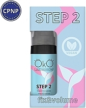 Средство для ламинирования ресниц и бровей, 10 мл - OkO Lash & Brow Step 2 Fix & Volume — фото N2