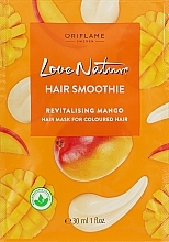 УЦІНКА Відновлювальна маска-смузі для фарбованого волосся "Манго" - Oriflame Love Nature Hair Smoothie * — фото N1
