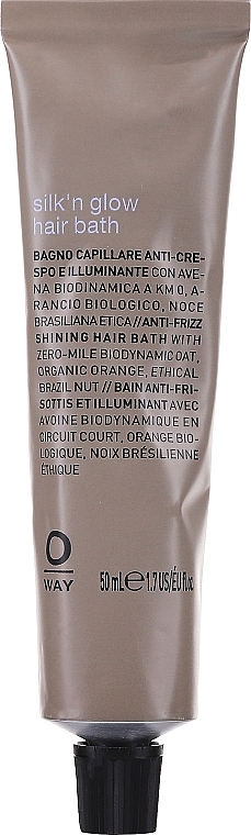 Шампунь для волос с анти-фриз эффектом - Oway Silk´n Glow Hair Bath