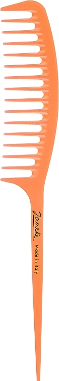 Гребень с ручкой, оранжевый - Janeke Fashion Supercomb  — фото N1
