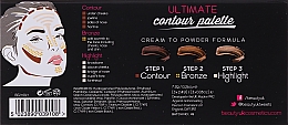Палетка для контуринга - Beauty UK Ultimate Contour Palette — фото N2