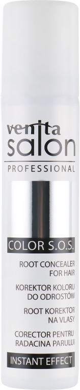 Спрей-корректор для отросших корней для светлых и седых волос - Venita Salon Professional Root Concealer for Hair Instant Effect Blond — фото N2