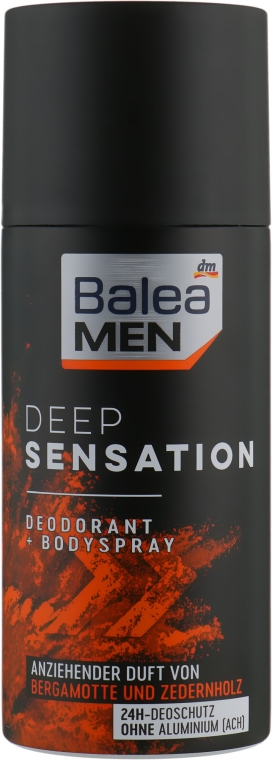 Дезодорант-спрей "Глубокое Чувство" - Balea Men Deep Sensation Deodorant — фото N1