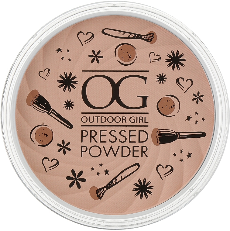 Пудра компактная - Outdoor Girl Pressed Powder Compact  — фото N2