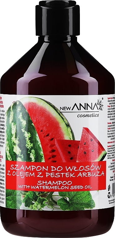 Шампунь для волосся з насінням кавуна - New Anna Cosmetics — фото N1