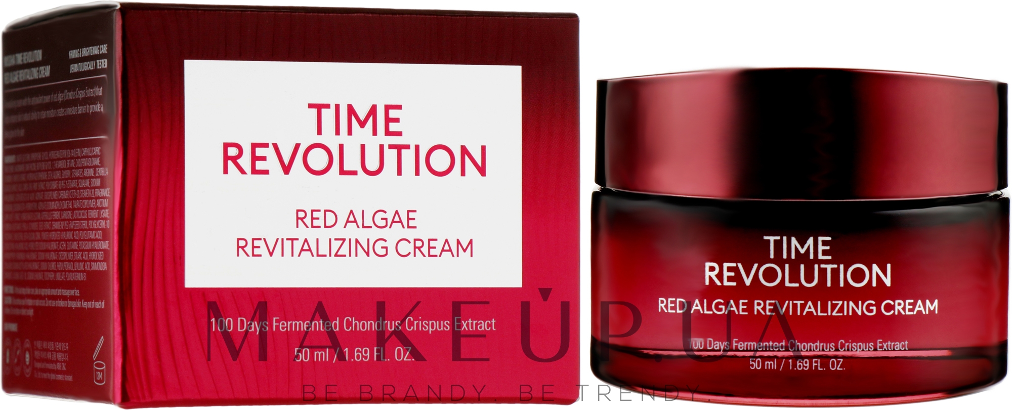 Восстанавливающий крем для лица с красными водорослями - Missha Time Revolution Red Algae Revitalizing Cream — фото 50ml