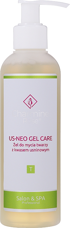 Гель для умывания с усниновой кислотой - Charmine Rose Us-Neo Gel Care — фото N1