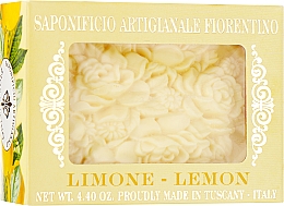 Мыло натуральное "Лимон" - Saponificio Artigianale Fiorentino Botticelli Lemon Soap — фото N1
