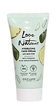 Зволожувальний крем для обличчя з органічним алое та ананасом - Oriflame Love Nature Hydrating Face Cream — фото N1