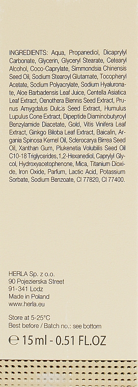Антивікова сироватка для обличчя - Herla Gold Supreme 24K Gold Concentrated Anti-Age Serum Booster — фото N3