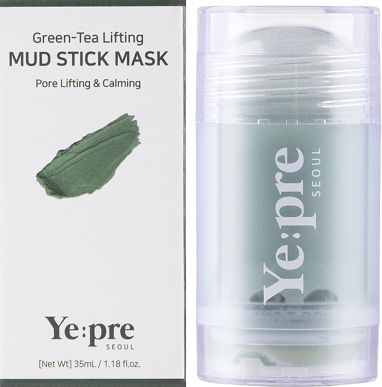 Маска-стик для лица - Yepre Green-Tea Lifting Mud Stick Mask — фото N2
