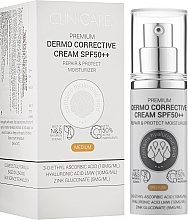 Коригувальний крем 5 в 1 із саморегулювальним пігментом - ClinicCare Premium Dermo Corrective Cream SPF50++ — фото N2