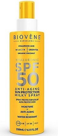 Молочко для тіла - Biovene Sun Protection Milky Spray SPF50 — фото N1