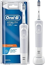 Електрична зубна щітка, біла - Oral-B Vitality 100 TriZone White — фото N1