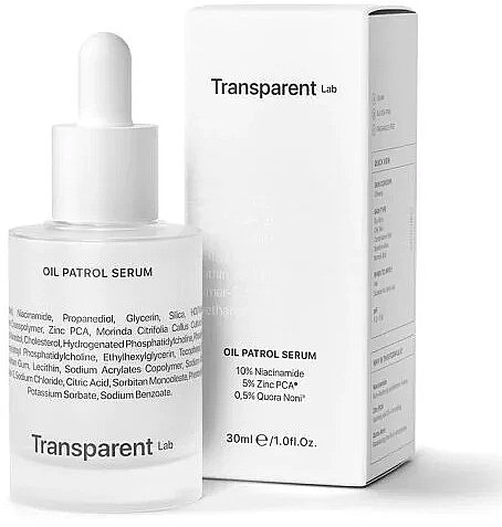 Матирующая сыворотка для лица - Transparent Lab Oil Patrol Serum — фото N1