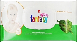 Салфетки влажные для детей с соком подорожника - Fantasy Baby — фото N1