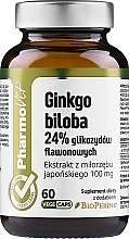 Пищевая добавка "Гинкго билоба" - Pharmovit Clean Label Ginkgo Biloba 24% — фото N1