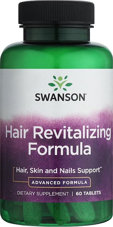 Комплекс для відновлення волосся, таблетки - Swanson Hair Revitalizing Formula — фото N1