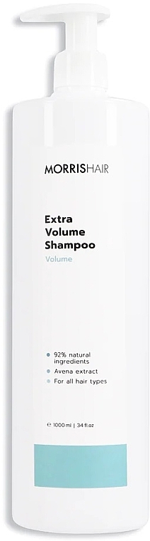 Шампунь для объема волос - Morris Hair Extra Volume Shampoo — фото N2