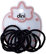 Духи, Парфюмерия, косметика Резинки для волос, черные, 10 шт. - Dini Kids d-2939