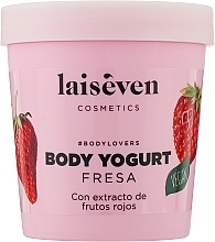 Йогурт для тела с экстрактом клубники - Laiseven Body Yogurt — фото N1