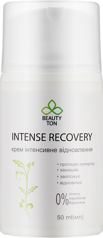 Крем для обличчя "Інтенсивне відновлення" - Beauty TON Intense Recovery Face Cream — фото N1